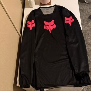 Fox Black Long Sleeve Top.